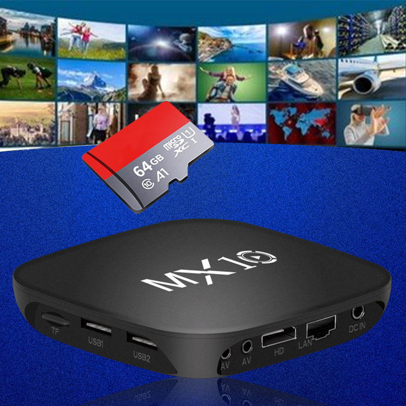 MX10 Android 4k TV Box - Quad Core, 3D Video Formats