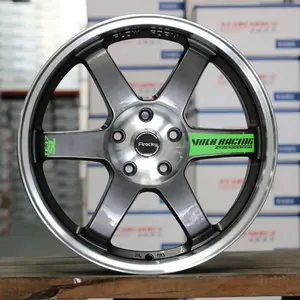 Flrocky 15 16 17 18 19 5*100-120 4*100 114.3 TE37 Style Alloy Wheels Rims For Cars For VLF Flowforming Wheels