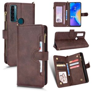 Funda de cuero PU con cierre de cremallera para teléfono <span class=keywords><strong>TCL</strong></span> <span class=keywords><strong>20</strong></span> <span class=keywords><strong>SE</strong></span> - Product Image 1