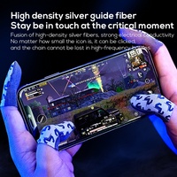 Manchettes anti-transpiration Memo FS02 pour jeux PUBG, manchettes durables pour doigts, matériau argenté de sécurité pour jeux PUBG Mobile