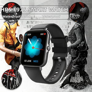 Giờ Chất Lượng Tốt Nhất <span class=keywords><strong>Android</strong></span> Wifi GPS Thông Minh Đồng Hồ Cardieo F97s Trái Tim Không Thấm Nước Tỷ Lệ Màn Hình Pedometer Nhiệt Kế Hot Vuông Tft - Product Image 2