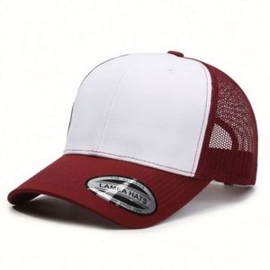 Wholesale Custom High Quality Plain Classic 6 Panels Trucker <b>Hat</b> Unisex Snap Back Mesh Business Common Custom Logo - Product Image 6