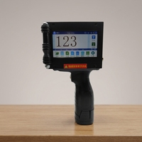 Imprimante jet d'encre portable haute précision pour marquage de codes QR, numéros de série, dates d'expiration sur surfaces d'emballages alimentaires, d'œufs, de boîtes métalliques