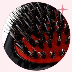 Cepillo Desenredante Antiestático de Cerdas de Jabalí con Púas de Nylon Flexibles y Cojín de Aire para Masaje, Ideal para Cabello Fino y Ondulado - Venta al por Mayor - Product Image 4