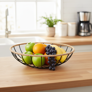 Bol à fruits rond noir Wapi - Product Image 3