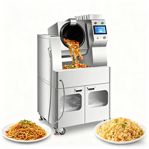 Menu thông minh thương mại Trống máy nấu ăn tự động nấu ăn Robot thông minh màn hình cảm ứng không gỉ chiên mì + cơm - Product Image 1