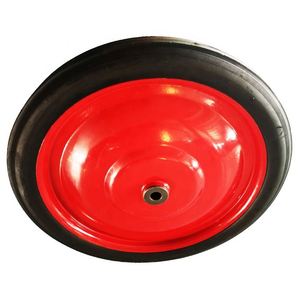 Roues en caoutchouc solide 16X1.75 "durables de haute qualité pour le mélangeur concret - Product Image 1