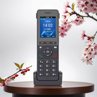 Teléfono SIP 4G LTE con Doble SIM, 3 Líneas, WiFi 2.4G, Inalámbrico, Pantalla de 2.4 Pulgadas, G.711A para Oficina/Hogar/Escuela/Hoteles, VoIP