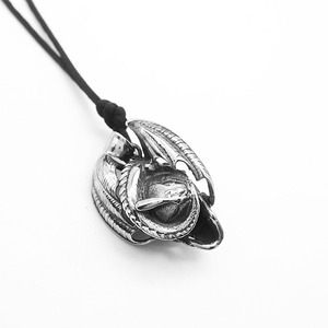 Collier Pendentif Crâne Ailé du <span class=keywords><strong>Diable</strong></span> <span class=keywords><strong>de</strong></span> Pâques Vintage en Acier Inoxydable Plaqué Or 18 carats, Bijoux <span class=keywords><strong>de</strong></span> Mode Raffinés pour Hommes, Vente en Gros - Product Image 5