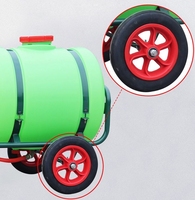 Pulvérisateur électrique de style chariot agricole 100L et de travail facile avec tuyau d'eau