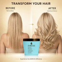 Masque capillaire réparateur volumisant antichute et antipelliculaire, fortifie les fibres capillaires fragiles et sèches pour cheveux abîmés