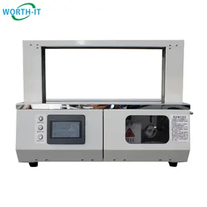 Worth-IT Automatic table top banding machine paper bander packaging wrapping and banding machine Banknote Banding Machine