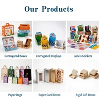 Boîte d'expédition en carton ondulé recyclable personnalisée avec logo imprimé UV pour l'emballage de chaussettes et de vêtements