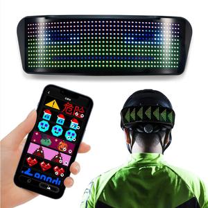 Pantalla LED Inteligente Editable Controlada por Aplicación para Casco, Letrero de Advertencia de Seguridad para Halloween, Navidad, <span class=keywords><strong>Año</strong></span> <span class=keywords><strong>Nuevo</strong></span>, Pascua - Product Image 2