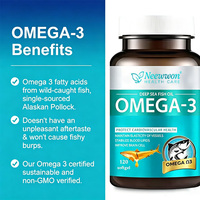 Gélules d'huile de poisson Oméga 3 en marque blanche, soutien pour la santé cardiovasculaire et cérébrale, service de suppléments personnalisés OEM/ODM