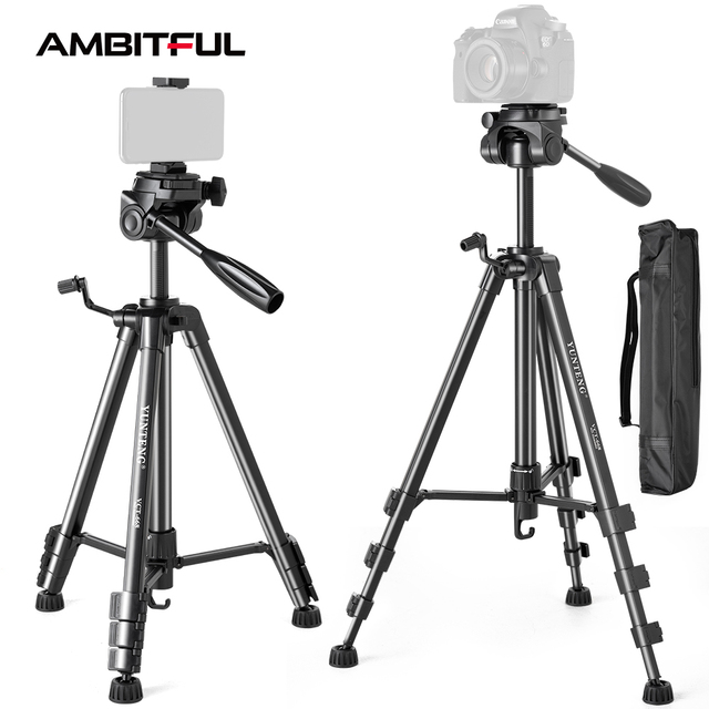YUNTENG VCT-668 Professional Photography Equipment Universal Tripod for Phone DV Camera