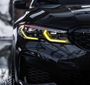 Module SJC jaune DRL pour BMW <span class=keywords><strong>série</strong></span> 3 G20 G28 2020 - <span class=keywords><strong>2022</strong></span> phare Laser usine en gros LED conseil uniquement accessoires de voiture - Product Image 4