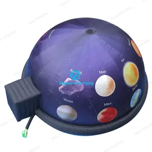 Açık Igloo okul öğrenme film yerleştirme Planetarium 360 derece Planeteriam Dome çadır çocuklar için şişme projeksiyon kubbe