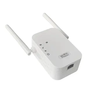 OEM Penguat Sinyal Wifi Repeater, Penguat Penguat Sinyal Wifi Nirkabel 300Mbps untuk Dalam dan Luar Ruangan