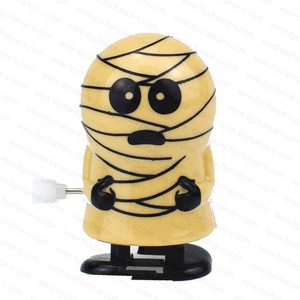 Jouet mécanique d'Halloween pour sacs de friandises, thèmes Sorcière, Citrouille, Zombie, Chat noir, style dessin animé effrayant - Product Image 3