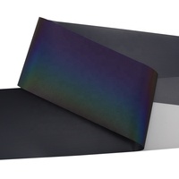 Rollos de Vinilo Termotransferible Reflectante YouGuang para Plotter de Corte de Camisetas, Vinilo Termotransferible Reflectante Arcoíris para Ropa
