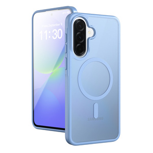 Funda Transparente de Lujo <span class=keywords><strong>para</strong></span> Teléfono con Anillo Magnético de Acrílico y PC, Resistente al Agua y a los Golpes, con Carga Inalámbrica <span class=keywords><strong>para</strong></span> A36/A56 - Product Image 1