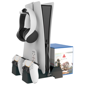 Estación de Enfriamiento Multifunción para Consola de Videojuegos PS5 con Cargador Doble y Soporte de Almacenamiento para Accesorios - Product Image 5