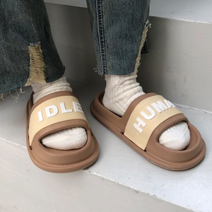Custom Text Slide Sandals Personalized Word Print Thick Sole Slippers <b>Soft</b> EVA Cloud Slides Summer Beach Non Slip Outdoor <b>Shoes</b> - Product Image 3