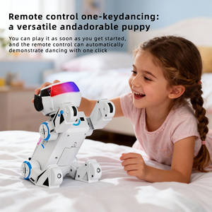 Robot chien intelligent RC AI avec fonctions de retournement, équilibre sur les mains, rotation et cascades, jouet musical avec lumière LED pour enfants, cadeau - Product Image 2