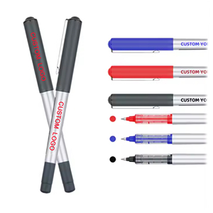 Advertising Manufacturers Promotional Gel <b>Pen</b> With Custom Logo Print Plastic Writing Black Blue Red <b>Refill</b> for School Office - Product Image 1