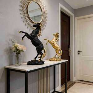 Mystic Arts Horse Zodiac Ornament Resin Sculpture Modern Decor For Living Room Office <b>Desk</b> Gift - Product Image 3