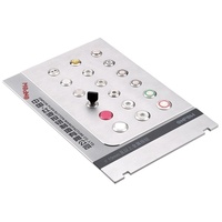 ONPOW Interrupteur à bouton-poussoir à contact momentané à tête bombée de 19mm (GQ19B-10/A) (Dia. 19mm)(CE,CCC,ROHS,REECH)