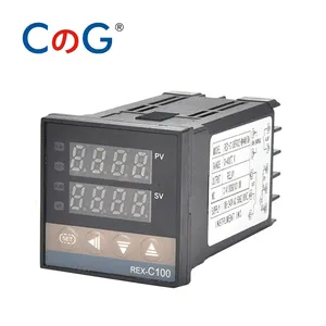 CG 48*48 REX-C100 K J PT100 Thermostat 400 Grad 220V Digital ausgang Elektronischer PID-Temperatur regler Universal eingang