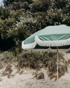 Parapluie en <span class=keywords><strong>bois</strong></span> style Boho, luxueux, coupe-vent, pour l'extérieur, soleil, pampilles de plage, en coton, avec Logo, offre spéciale, nouveauté - Product Image 2