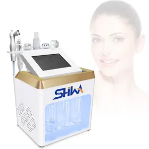 7 trong 1 điều trị với oxy Salon Hydro kim cương chăm sóc da RF nâng mặt Aqua máy bay phản lực Peel Microdermabrasion máy