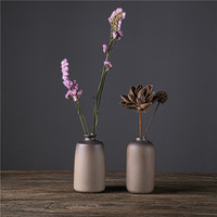 Poterie Mini Petits Vases À Fleurs Style Rétro Chinois Vase En Céramique Poterie Brute Vases En Céramique À La Main