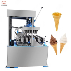Machine à gaufrettes <span class=keywords><strong>pour</strong></span> cornets de crème glacée au chocolat Gelgoog, machine à fabriquer des gaufrettes, prix - Product Image 1