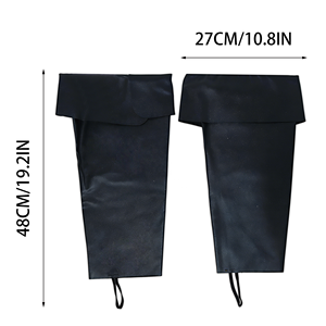 Accesorios <span class=keywords><strong>de</strong></span> Disfraces para Fiesta <span class=keywords><strong>de</strong></span> Halloween Pafu, Cubrebotas <span class=keywords><strong>de</strong></span> Pirata con Cordón Elástico, Fundas para Zapatos, Cubrebotas Negros <span class=keywords><strong>de</strong></span> Pirata - Product Image 3