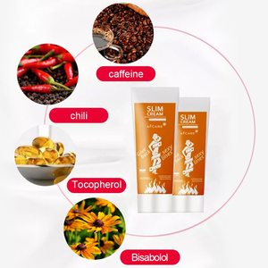 Crèmes amincissantes chaudes sans parabènes, <span class=keywords><strong>anti</strong></span>-cellulite et raffermissantes à la caféine et au piment, ingrédients naturels à base de plantes, sûres pour l'<span class=keywords><strong>estomac</strong></span> - Product Image 3