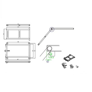Folding Truck <b>Ladder</b> With 2 Steps Foldable Tailgate for Truck Trailer - Product Image 4