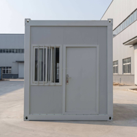 Serre industrielle pliable respirante à montage rapide, cabine conteneur modulaire pliable, mini-maison préfabriquée portable, abri mobile
