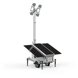 High Quality Durable Mobile Security Tower Solar Lights