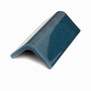 Azulejo Azul Marroquí para Esquinas, 4.5 x 10 cm, 6 mm de Grosor, Acabado Brillante, Bordes Irregulares - Product Image 5