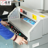 Guillotina Cortadora de Papel para Oficina DC-8450 VG con Control Digital de Alta Calidad