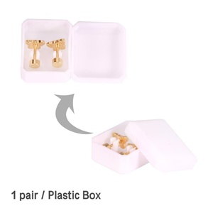 Gold Screw Earring Jewelry Stainless Steel Earring Type <b>Kids</b> Surgical Steel Earrings - Product Image 6