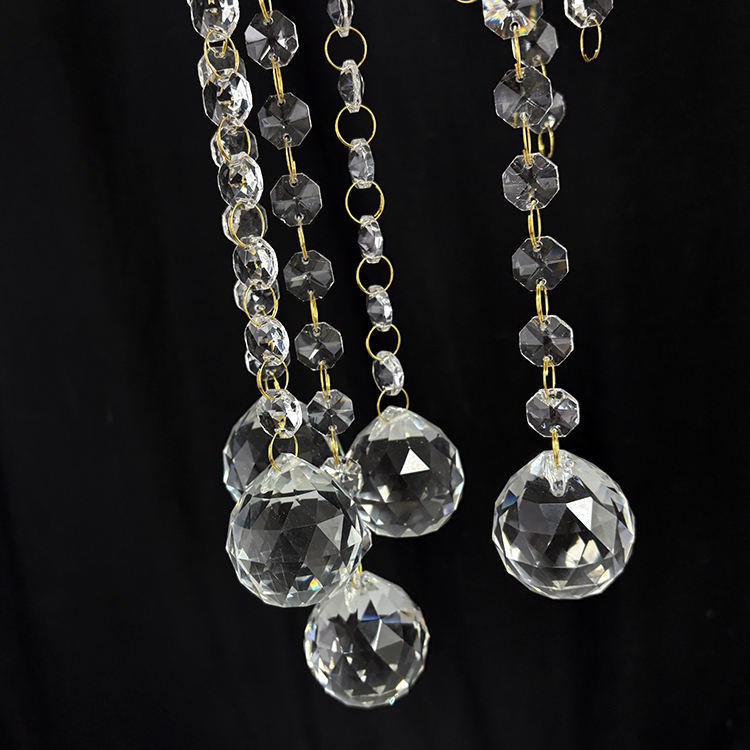 Luxurious Cutting Crystal Decoration Pendant Chain