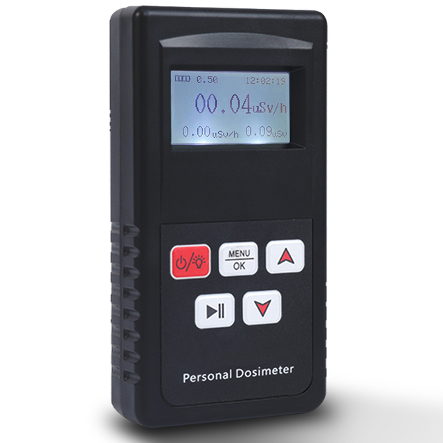 Portable Radiation Detector Digital Dosimeter Real-Time X-Ray & Gamma Detection Rechargeable for Home, Lab, Nuclear Safety