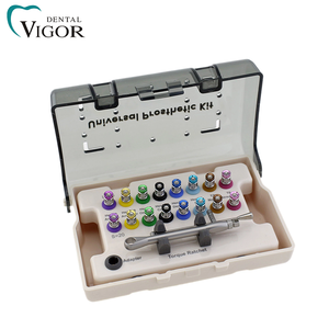 Dental Universal Prosthetic Kit 16Pcs Implant <b>Torque</b> Wrench Screwdriver <b>Set</b> for 10-70NCM Restoration - Product Image 1