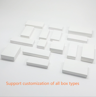 Caja de cartón de papel mate de arte Kraft personalizable, embalaje de regalo promocional impreso con logotipo personalizado DIY para su propio paquete único
