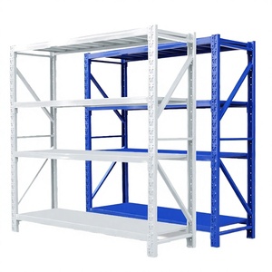 ZUNDING Industrial Supermarket Mezzanine <b>Rack</b> Stacking Pallet Racking Medium Duty Steel Storage <b>Rack</b> Electrostatic Powder - Product Image 6